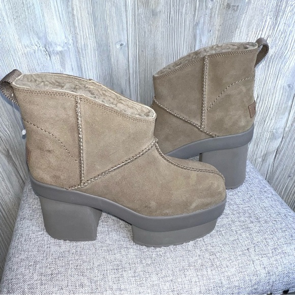 UGG New Heights Platform Mini Boots NEW - Picture 1 of 12